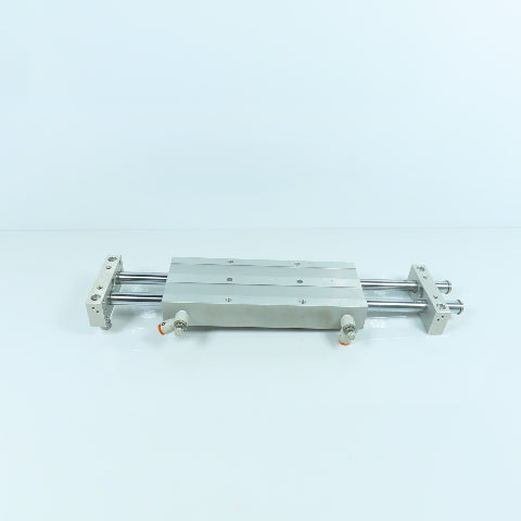 SMC Dual Rod Guided Pneumatic Cylinder 24mm Bore 146mm Stroke 14mm Rod 145PSI