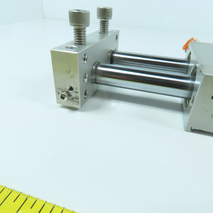 SMC Dual Rod Guided Pneumatic Cylinder 24mm Bore 146mm Stroke 14mm Rod 145PSI