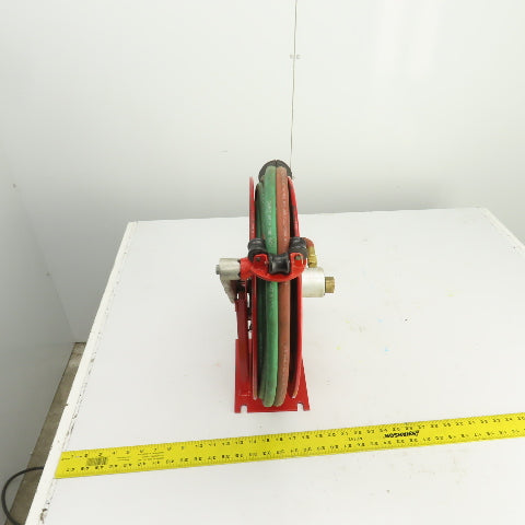 Trans-Motion 3280-5 Spring Retractable Gas Cutting Torch Hose Reel 3/8" x 25'