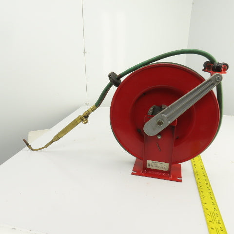 Trans-Motion 3280-5 Spring Retractable Gas Cutting Torch Hose Reel 3/8" x 25'