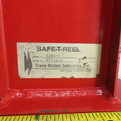 Trans-Motion 3280-5 Spring Retractable Gas Cutting Torch Hose Reel 3/8" x 25'