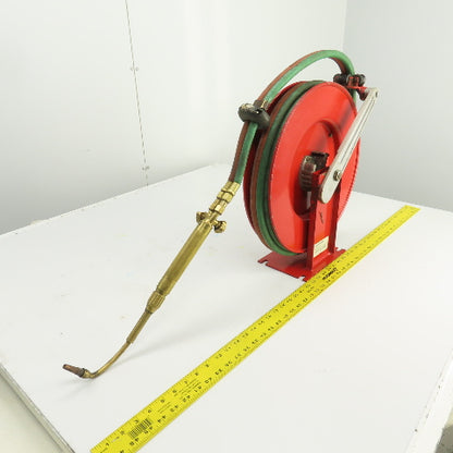 Trans-Motion 3280-5 Spring Retractable Gas Cutting Torch Hose Reel 3/8" x 25'