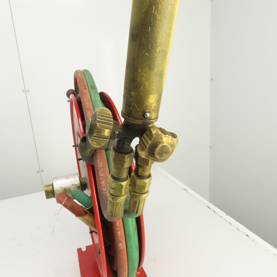 Trans-Motion 3280-5 Spring Retractable Gas Cutting Torch Hose Reel 3/8" x 25'