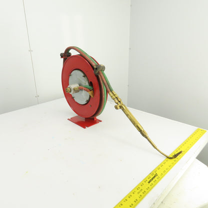 Trans-Motion 3280-5 Spring Retractable Gas Cutting Torch Hose Reel 3/8" x 25'