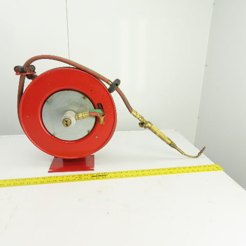 Trans-Motion 3280-5 Spring Retractable Gas Cutting Torch Hose Reel 3/8" x 25'