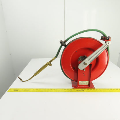 Trans-Motion 3280-5 Spring Retractable Gas Cutting Torch Hose Reel 3/8" x 25'