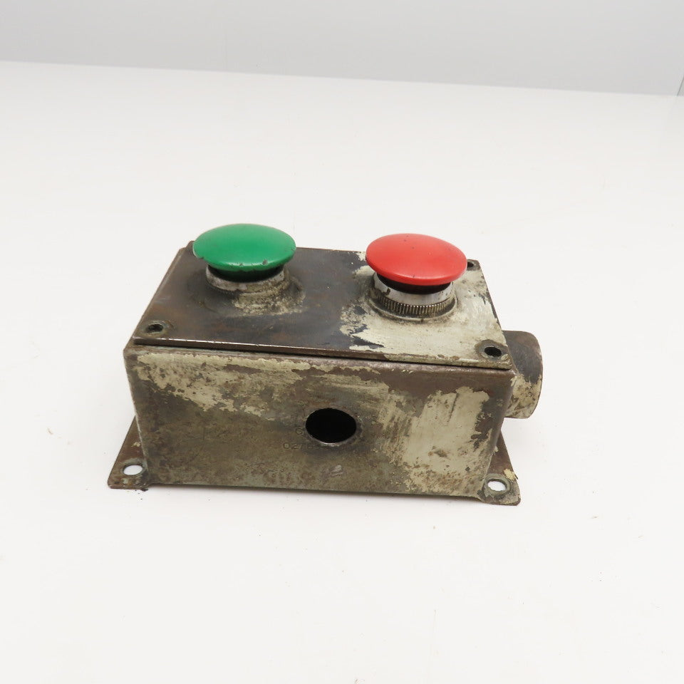 Allen Bradley 800T-D6 600V Push Button Start Stop Operator Box