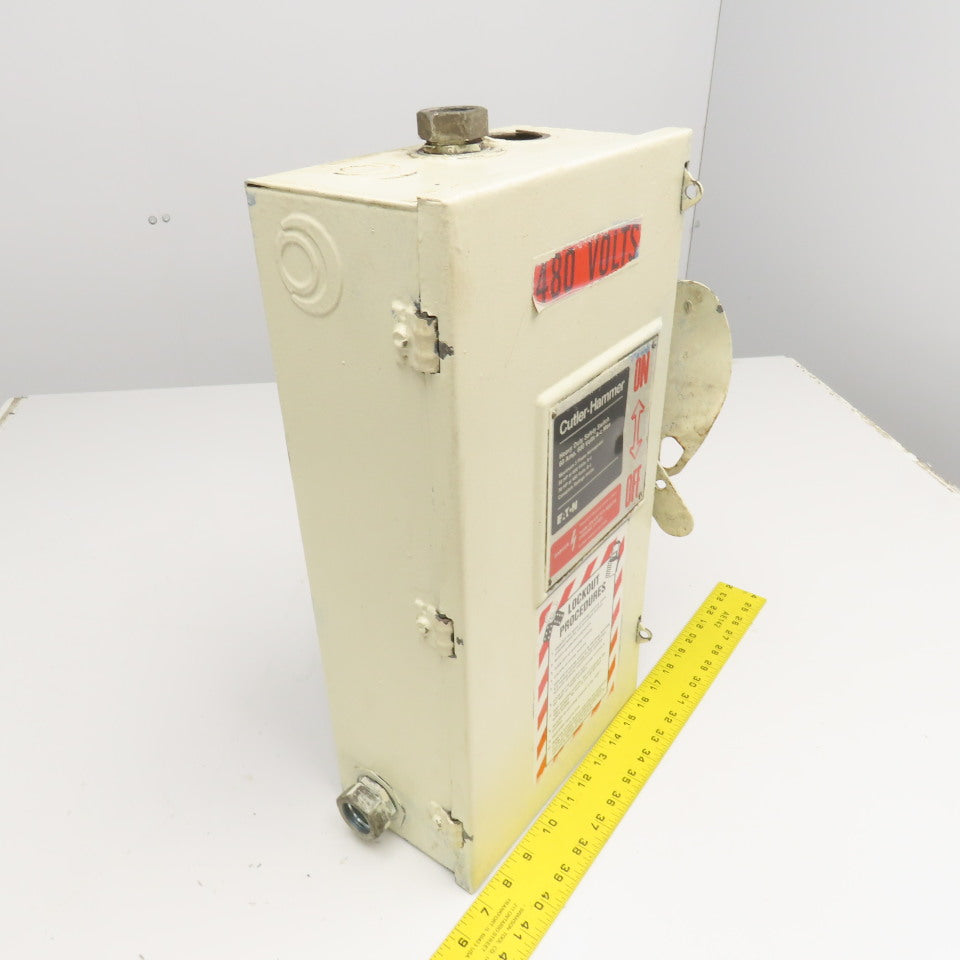 Cutler Hammer DH362FGK 60A 600V 3P 50HP Max Fusible Type 1 Safety Disconnect