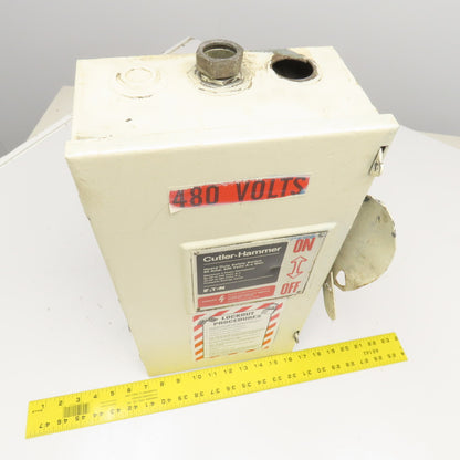 Cutler Hammer DH362FGK 60A 600V 3P 50HP Max Fusible Type 1 Safety Disconnect