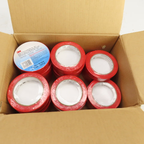3M General Purpose Vinyl Tape 764-Red 1" W x 36 Yards Long Box Of 26 Rolls