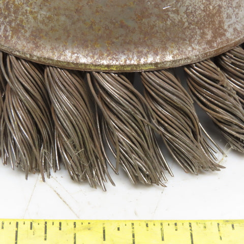 Osborn 4-1/2" Twisted Wire Cup Brush 5/8-11 Thread