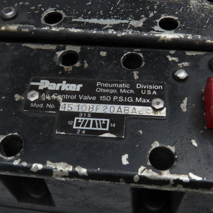 Parker 4510BF20ABAE 2 Position Pneumatic Directional Valve Manifold