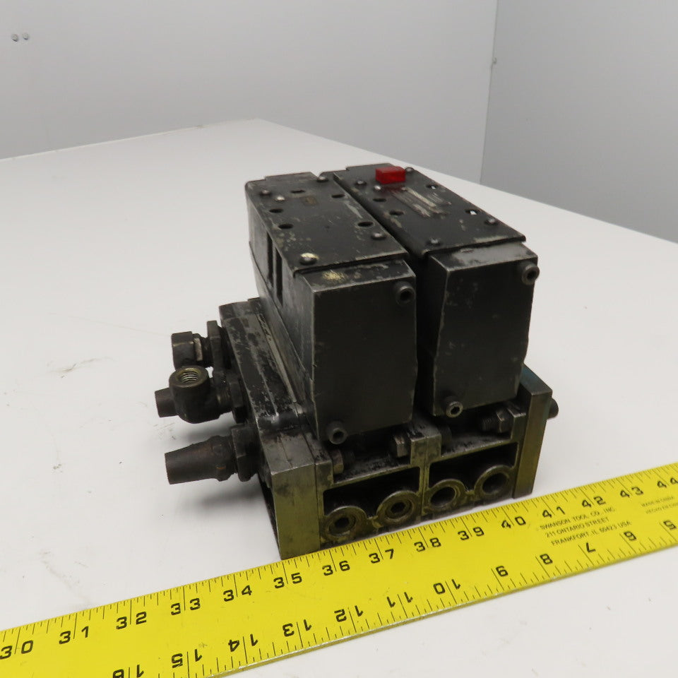 Parker 4510BF20ABAE 2 Position Pneumatic Directional Valve Manifold