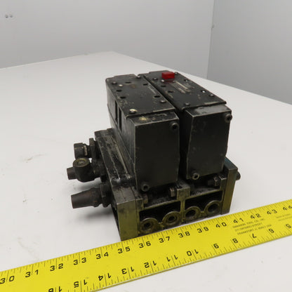 Parker 4510BF20ABAE 2 Position Pneumatic Directional Valve Manifold