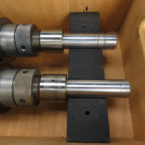 2-3/4"OD Industrial Pressure Slitter Cutter Roller 1" Shaft 22-1/2" OAL Lot Of 2