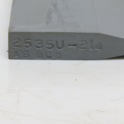 ABBCO 2535U-214 Carbide Tipped Centerless Work Rest Grinder Blade 0.125 x 16"