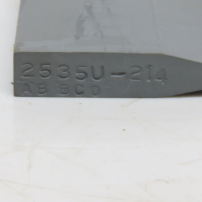 ABBCO 2535U-214 Carbide Tipped Centerless Work Rest Grinder Blade 0.125 x 16"
