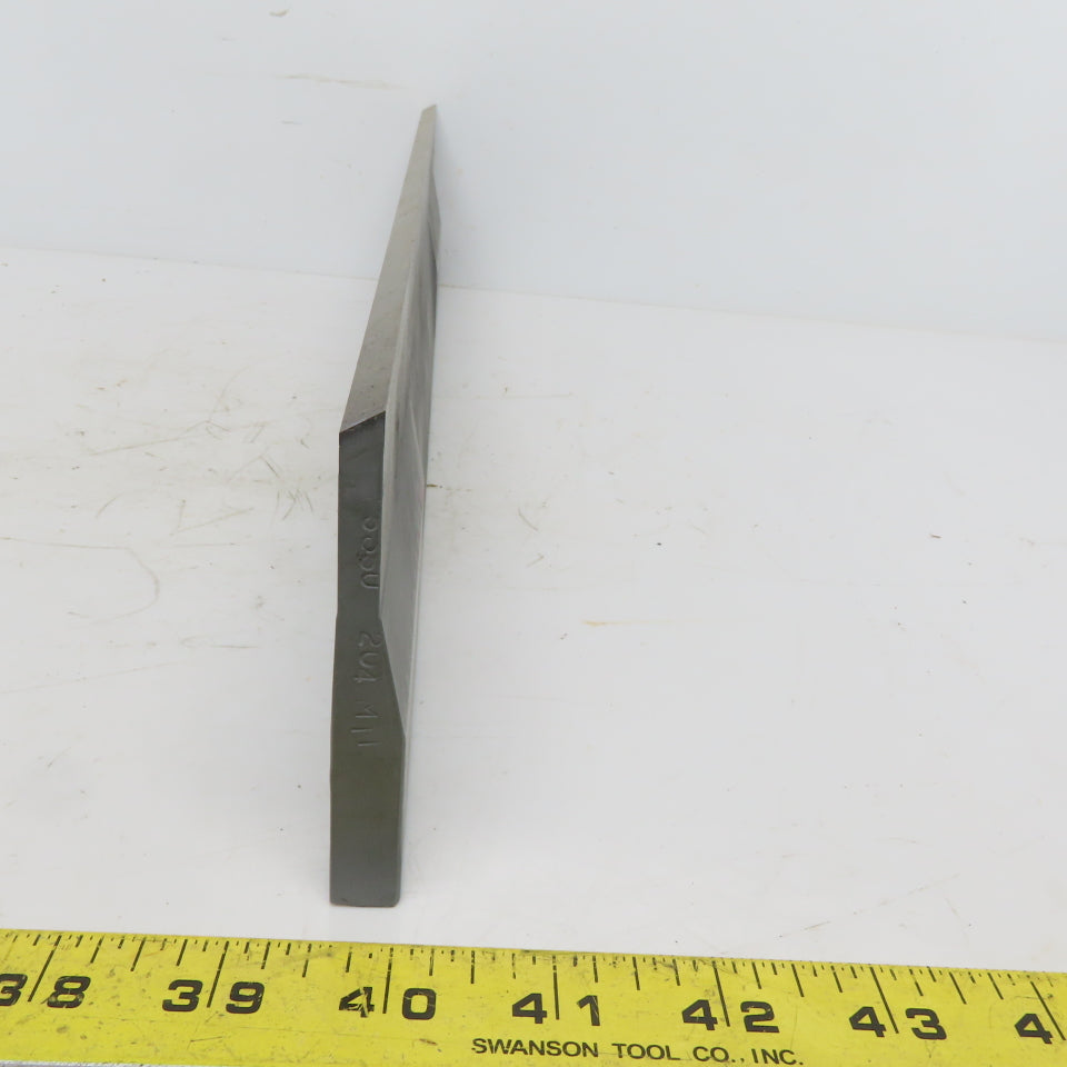 ABBCO 2535U-204 Carbide Tipped Centerless Work Rest Grinder Blade .250x18-1/4"