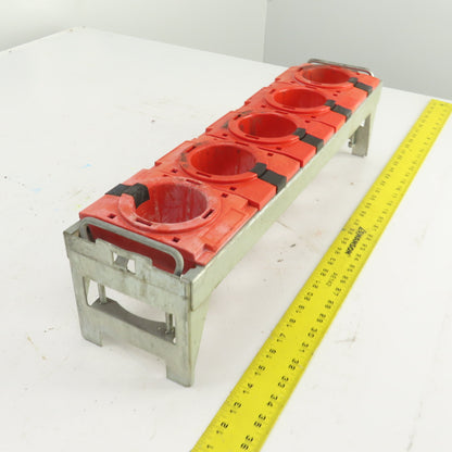 Lista ISO SK 50 X 4045 6-Spot CAT50 Tapered Tool Holder Rack W/Handles