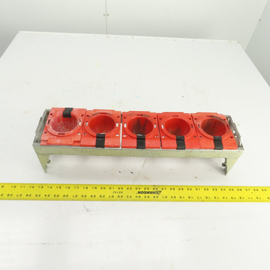 Lista ISO SK 50 X 4045 6-Spot CAT50 Tapered Tool Holder Rack W/Handles