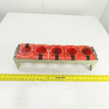 Lista ISO SK 50 X 4045 6-Spot CAT50 Tapered Tool Holder Rack W/Handles