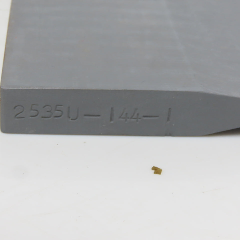 ABBCO 2535U-144-1 Carbide Tipped Centerless Work Rest Grinder Blade 0.125 x 21"