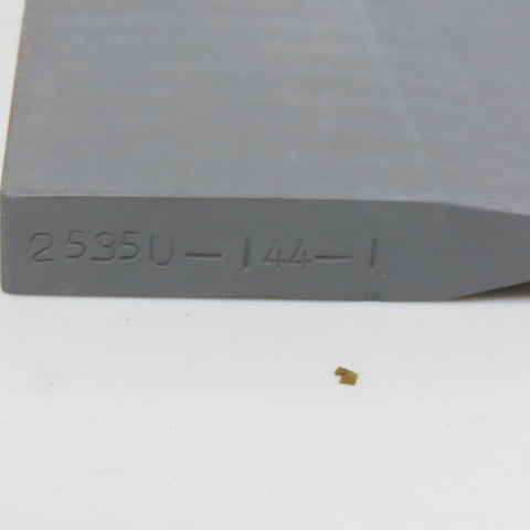 ABBCO 2535U-144-1 Carbide Tipped Centerless Work Rest Grinder Blade 0.125 x 21"