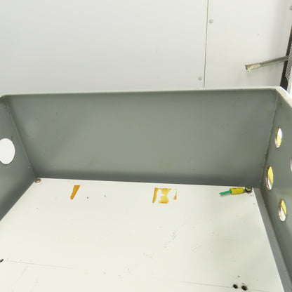 14" x 12" x 6" Wall Mount Steel Electrical Enclosure W/Backplate & Hinged Door