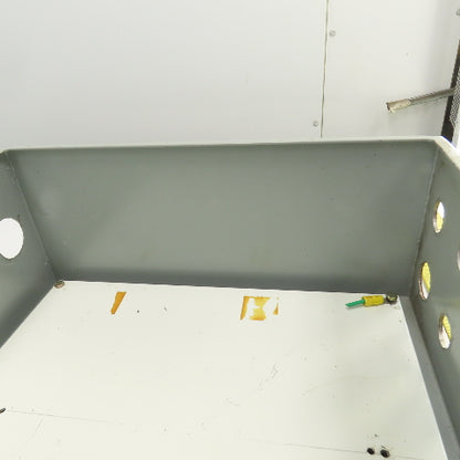 14" x 12" x 6" Wall Mount Steel Electrical Enclosure W/Backplate & Hinged Door