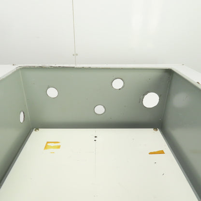 14" x 12" x 6" Wall Mount Steel Electrical Enclosure W/Backplate & Hinged Door