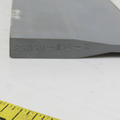 ABBCO 2535U-154-2 Carbide Tipped Centerless Work Rest Grinder Blade 3/16x15-1/4"