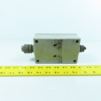 Westinghouse PB1ED2 2-Button Electrical Enclosure W/ 600V Switch & Button