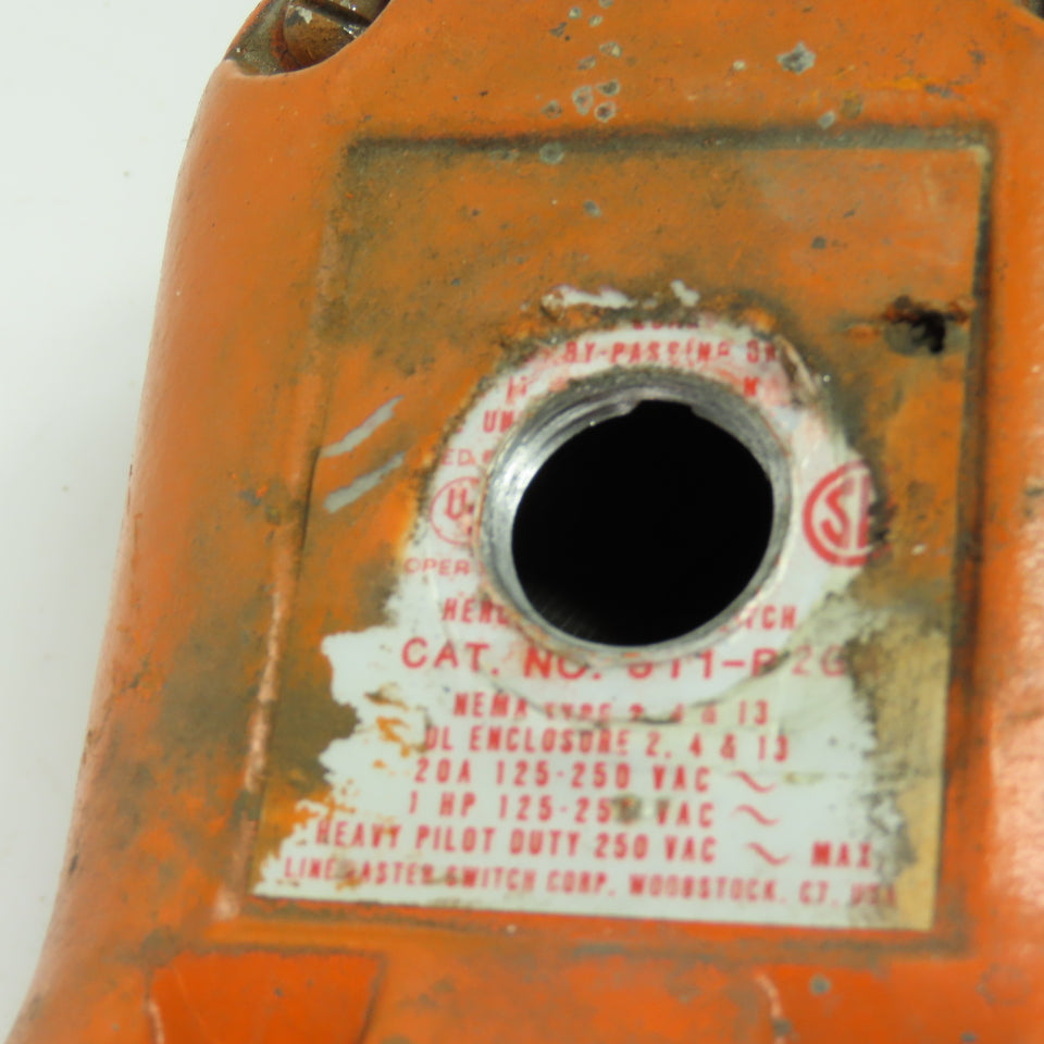Hercules Linemaster 511-B2G Foot Pedal Operator Switch 20A 1HP 125-250VAC