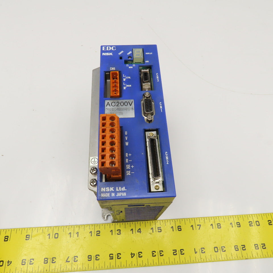 NSK M-EDC-PS3060AB102 200/240V 1Ph Input 3Ph 1-50Hz Output Servo Drive