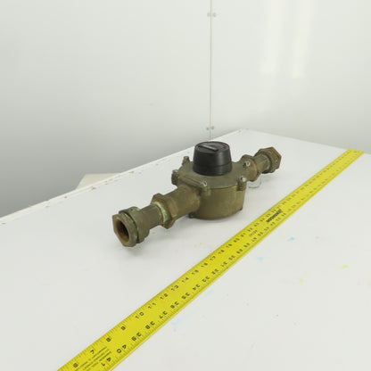BadgeMeter RCDL70 Water Flow Displacement Meter 1" Bronze