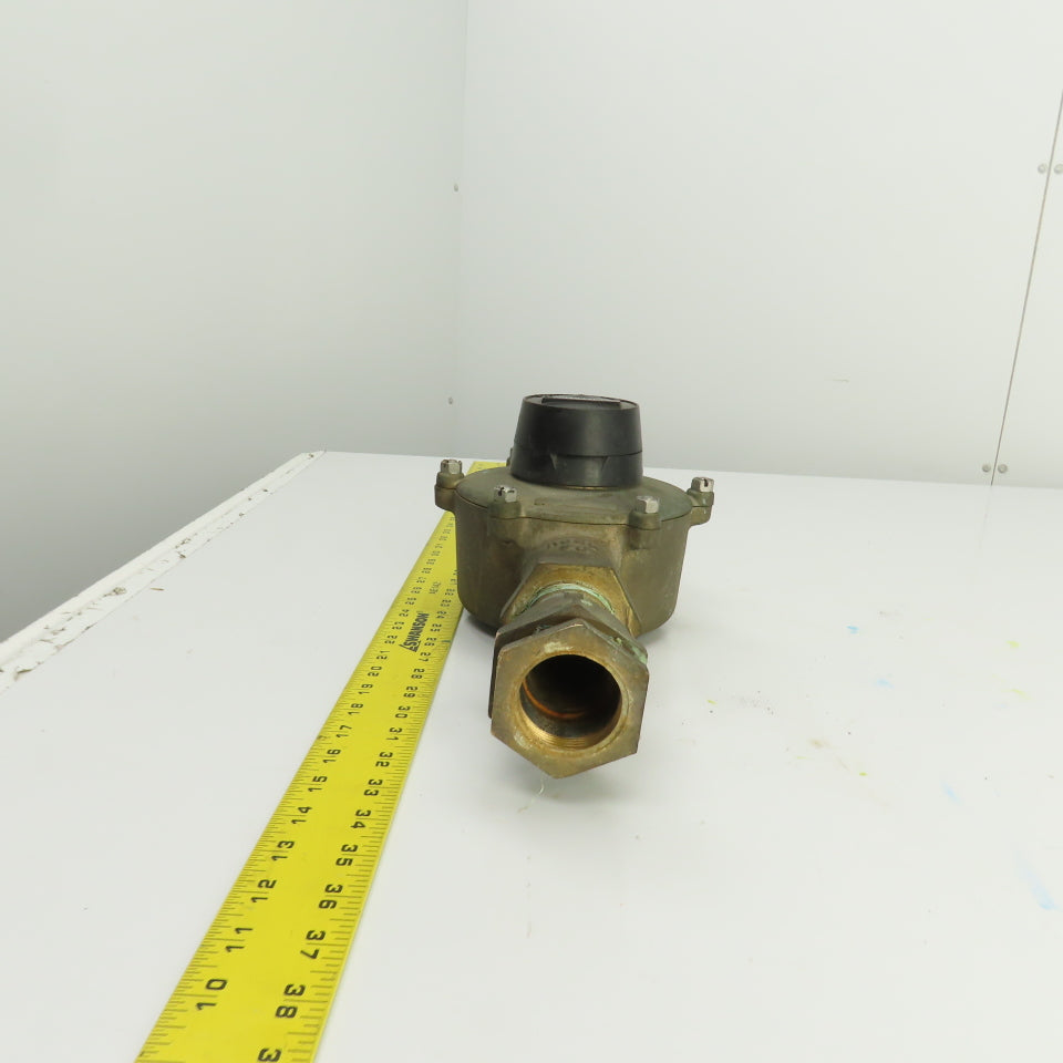 BadgeMeter RCDL70 Water Flow Displacement Meter 1" Bronze