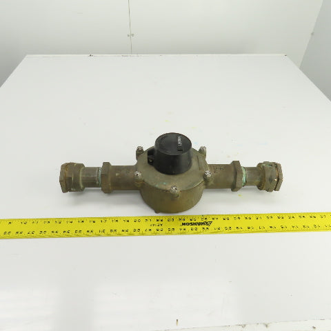 BadgeMeter RCDL70 Water Flow Displacement Meter 1" Bronze