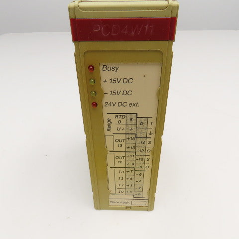 Saia PCD4.W110 Analog Input Output Module 24VDC