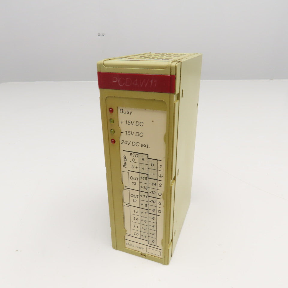 Saia PCD4.W110 Analog Input Output Module 24VDC