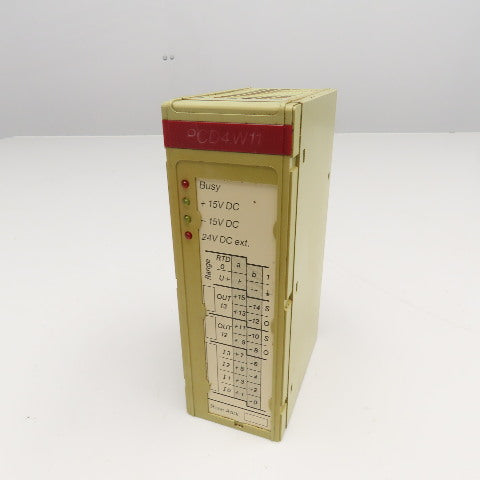 Saia PCD4.W110 Analog Input Output Module 24VDC