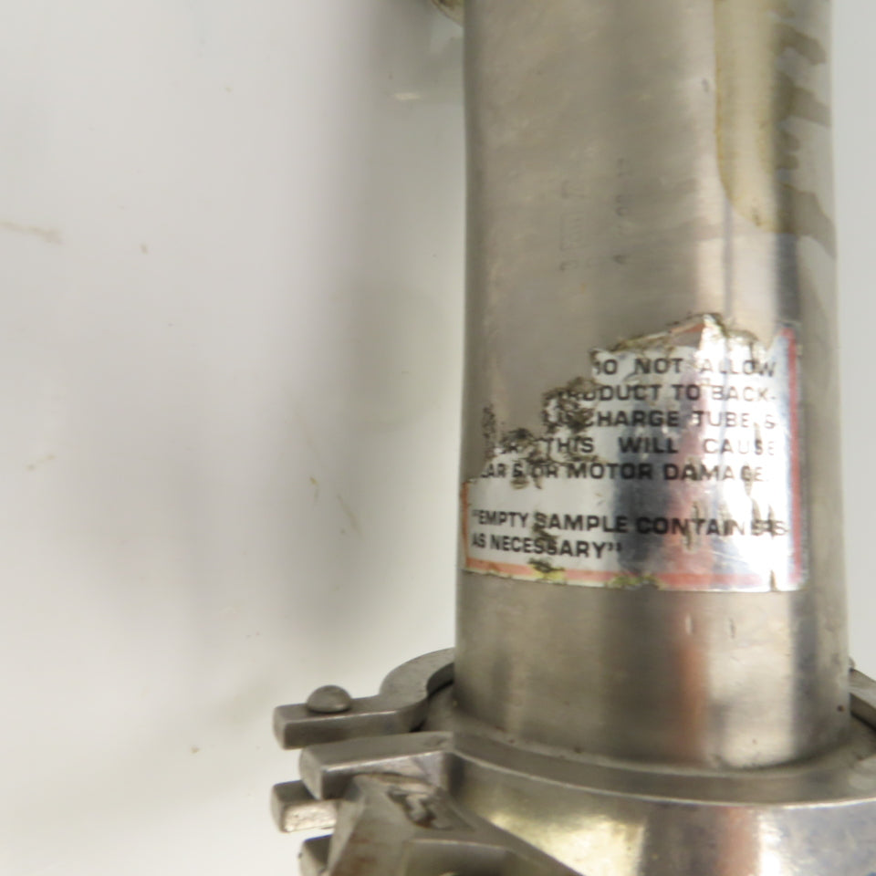 2" Sanitary Stainless Steel Metering Dosing Pump (No Motor) Parts/Repair