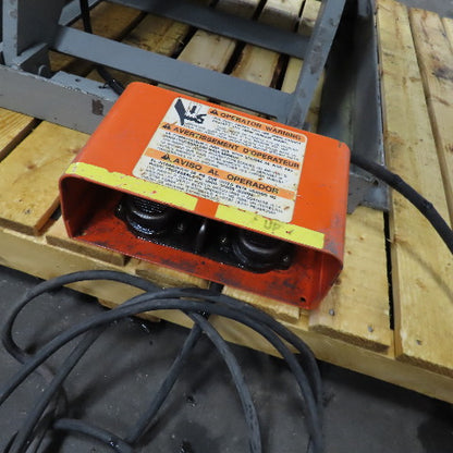 36" Round Turntable Lazy Susan Lift Table Tested @ 2000Lbs. 230V 3Ph 9"-34" Lift