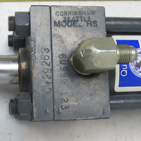 Cunningham Hydraulic Tie Rod Cylinder 2-1/2" Bore 14" Stroke 3000PSI Max