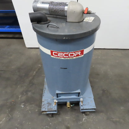 Cecor TX-55PL Pneumatic 55 Gallon Wet Dry Industrial Vacuum