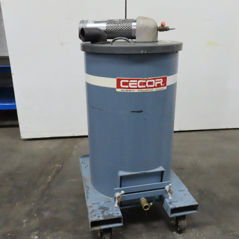 Cecor TX-55PL Pneumatic 55 Gallon Wet Dry Industrial Vacuum