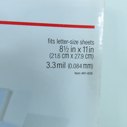 Office Depot 8-1/2" x 11" Heavy Weight Clear Sheet Protectors 200 Count (2 Boxes