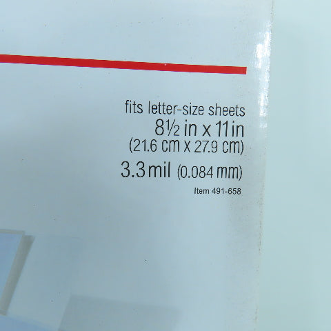 Office Depot 8-1/2" x 11" Heavy Weight Clear Sheet Protectors 200 Count (2 Boxes