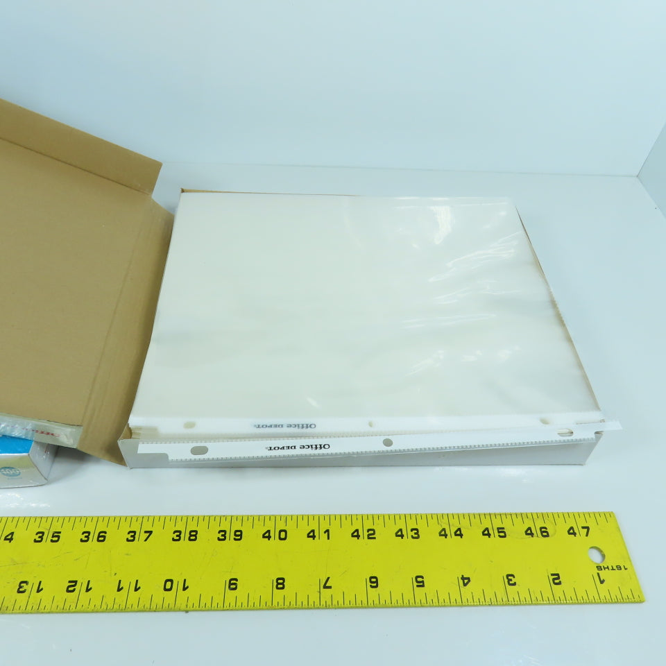 Office Depot 8-1/2" x 11" Heavy Weight Clear Sheet Protectors 200 Count (2 Boxes