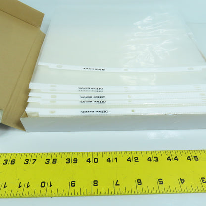 Office Depot 8-1/2" x 11" Heavy Weight Clear Sheet Protectors 200 Count (2 Boxes