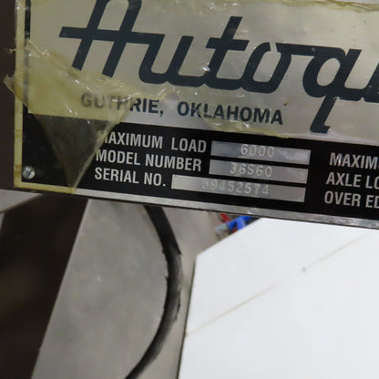 Autoquip 36S60 6000Lbs. 48" x 48" Air Powered Rotating Lift Table 9"-45" Lift